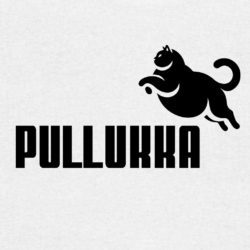 pullukka logo valkoinen