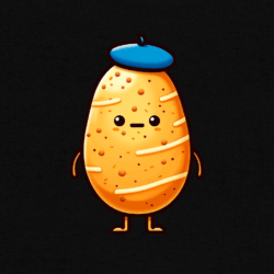 Printti t-paita Ranskalainen peruna: Kapeampi leikkaus - Image 4